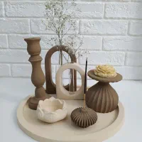 سنگ مصنوعی دکوری ،شمع