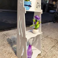 استند نرده ای مدل گل رز نظم دهنده شلف ضدآب سه طبقه