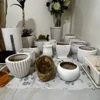 گلدان، گلدان سفالی