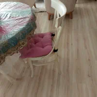میز نهارخوری پا گلدانی ۴ نفره صدفی