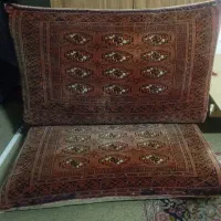 یک جفت پشتی دستباف سالم