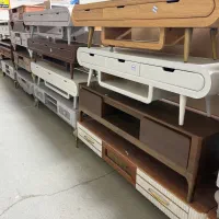 میز تلویزیون شرکتی طرح شومینه