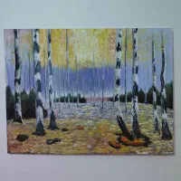 تابلو رنگ روغن ۶۰×۸۰/تابلو خاتم