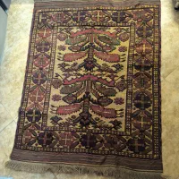 قالیچه گلیم دار صوف دست بافت