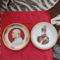 ۲عدد بشقاب دیواری قدیمی خارجی با مارک آلمان