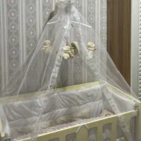 تخت گهواره کنار تخت مادر مدل کلاسیک