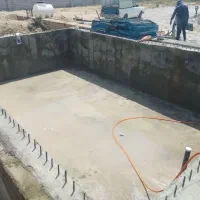 اجرای اسکلت بتنی و استخر