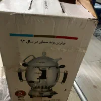 سماور ۶ لیتری ماندگار در حد نو با کارتن