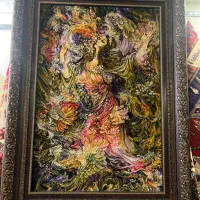 تابلو فرش دستبافت بوی بهار