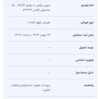 فروش حواله خودرو سمند سورن پلاس