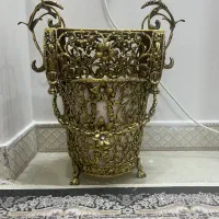 سطل و جا دستمال برنز اصل