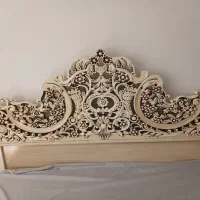 تخت خواب دونفره سلطنتی و سرویس خواب