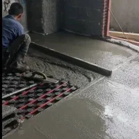 اجرای ملات روی گرمایش از کف