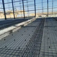 اجرای کامل سقف عرشه فولادی آرماتوبندی بتن و...