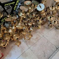 خریدار وفروش لوستر برنجی واب طلا ولوازم برنجی وغیر