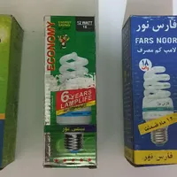 لامپ کم مصرف لوستری و سرپیچ بزرگ اسپیرال|لامپ و چراغ|تهران, جیحون|دیوار