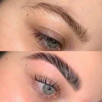 اکستنشن مژه و انواع افکت ها لیفت ابرو و مژه ب