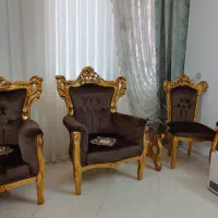 مبل استیل تمام چوب
