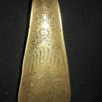 پاشنه کش‌ برنجی کهنه قدمت دار خیلی قدیمی