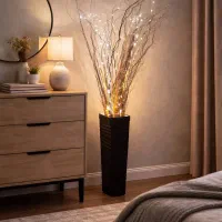 گل و گلدان دکوراتیو  لوکس ۱.۵ الی ۲ متری