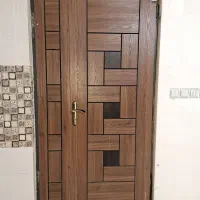درب چوبی دو لنگه