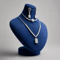 سرویس نقره ۹۲۵ زنانه جواهری اقای نقره