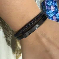 دستبند چرم مردانه